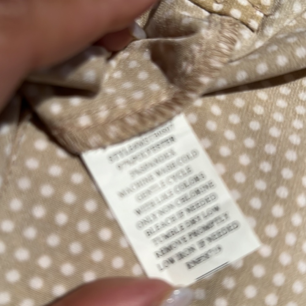 NY Collection Women’s Tunic Top in Beige Sz XL. NEW - Picture 10 of 10